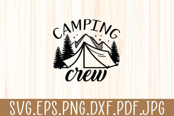 Camping Crew Funny Camper Outdoors Svg Review