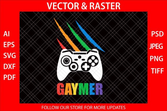 Cat Scratch Gaymer Funny Video Gamer SVG Review