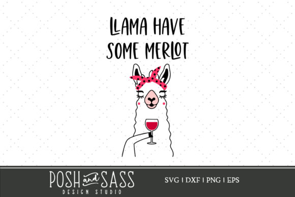 Funny Llama Wine SVG Sublimation PNG Review
