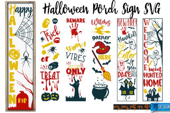 Halloween Porch Signs SVG Bundle Review