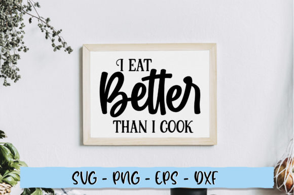 I Eat Better Than I Cook SVG Embroidery Review
