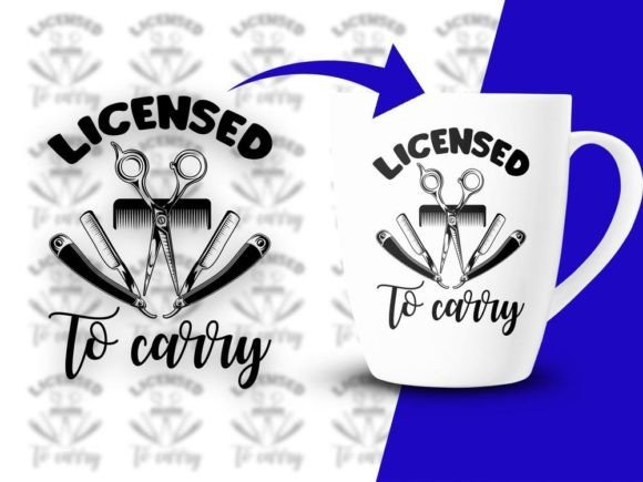 Licensed to Carry Funny Hair Stylist SVG Review