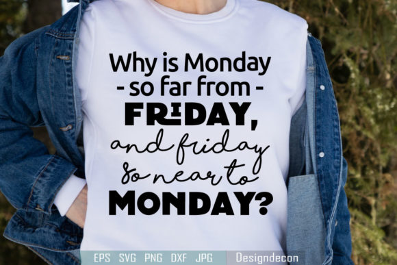 Monday Saying Funny T-shirt SVG Review