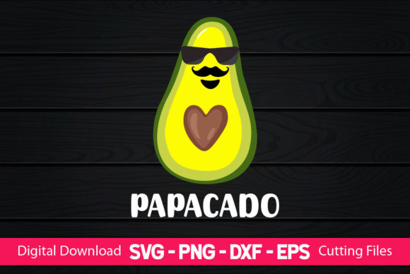 Papacado Funny Avocados Gift Design Review