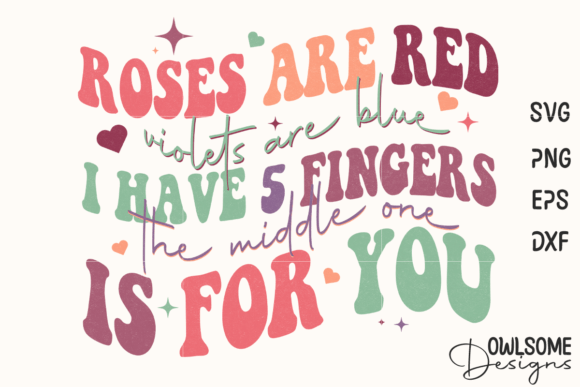 Rose Are Red Funny Valentine Quotes SVG Review